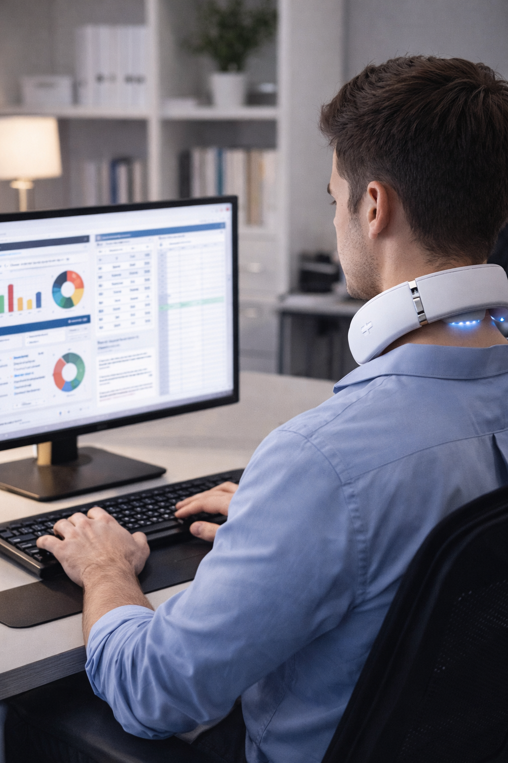 Smart EMS Neck Massager – Relax & Release Daily Tension in Minutes